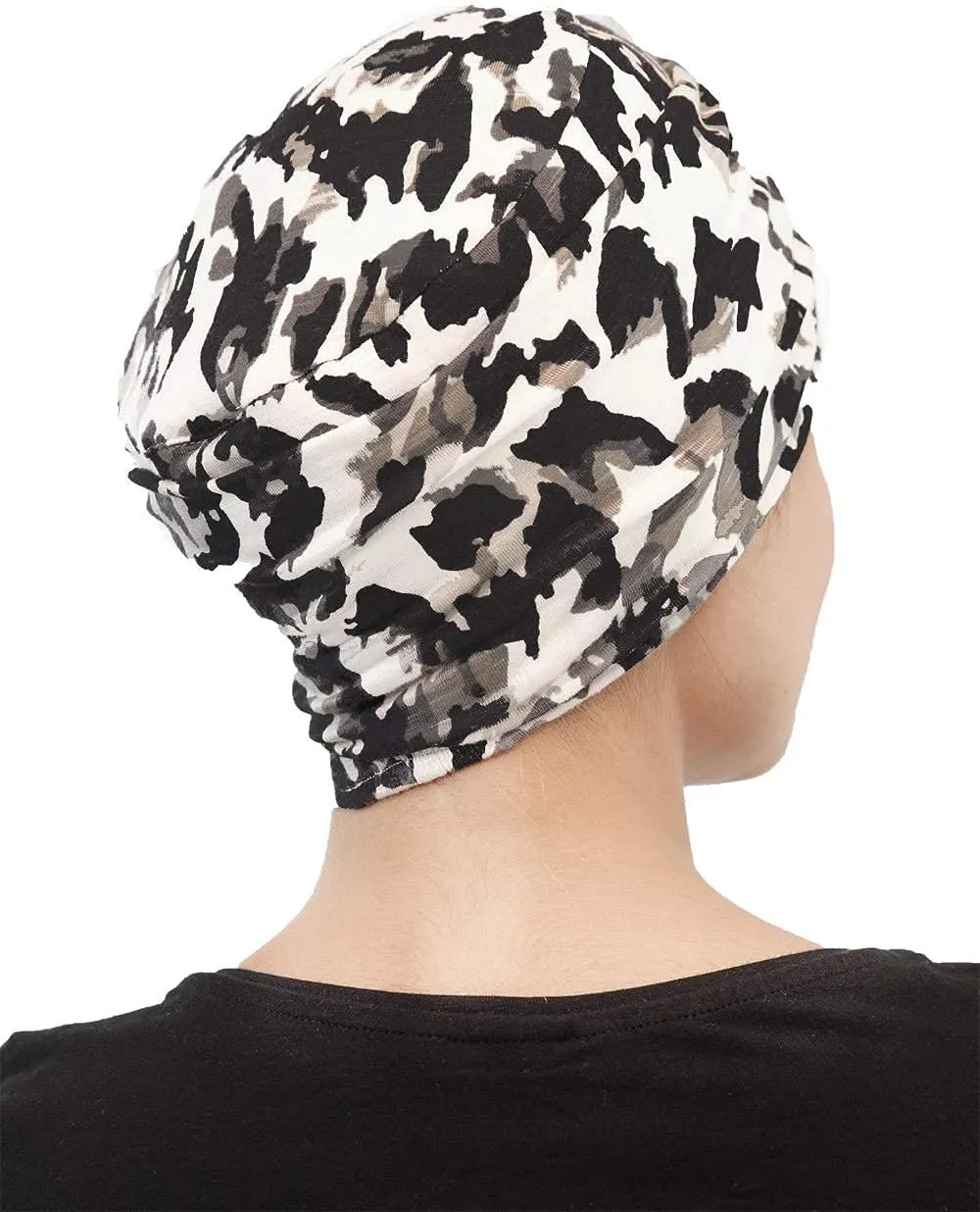 2 Piece Chemo Cap Cancer Headwear for Women Silky Soft Bamboo Caps for Hair Loss (2 Piece)