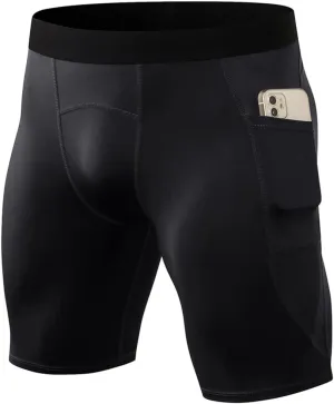 Compression Shorts for Men Basketball Running Tights Cool Dry Spandex Underwear Workout Gym Athletic Baselayer