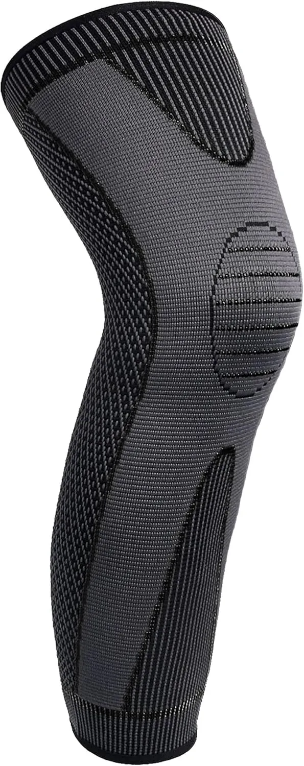 Full Leg Sleeves(1pc), ANTI-SLIP SILICONE Basketball Reduce Arthritis Varicose Veins Swelling 1005B