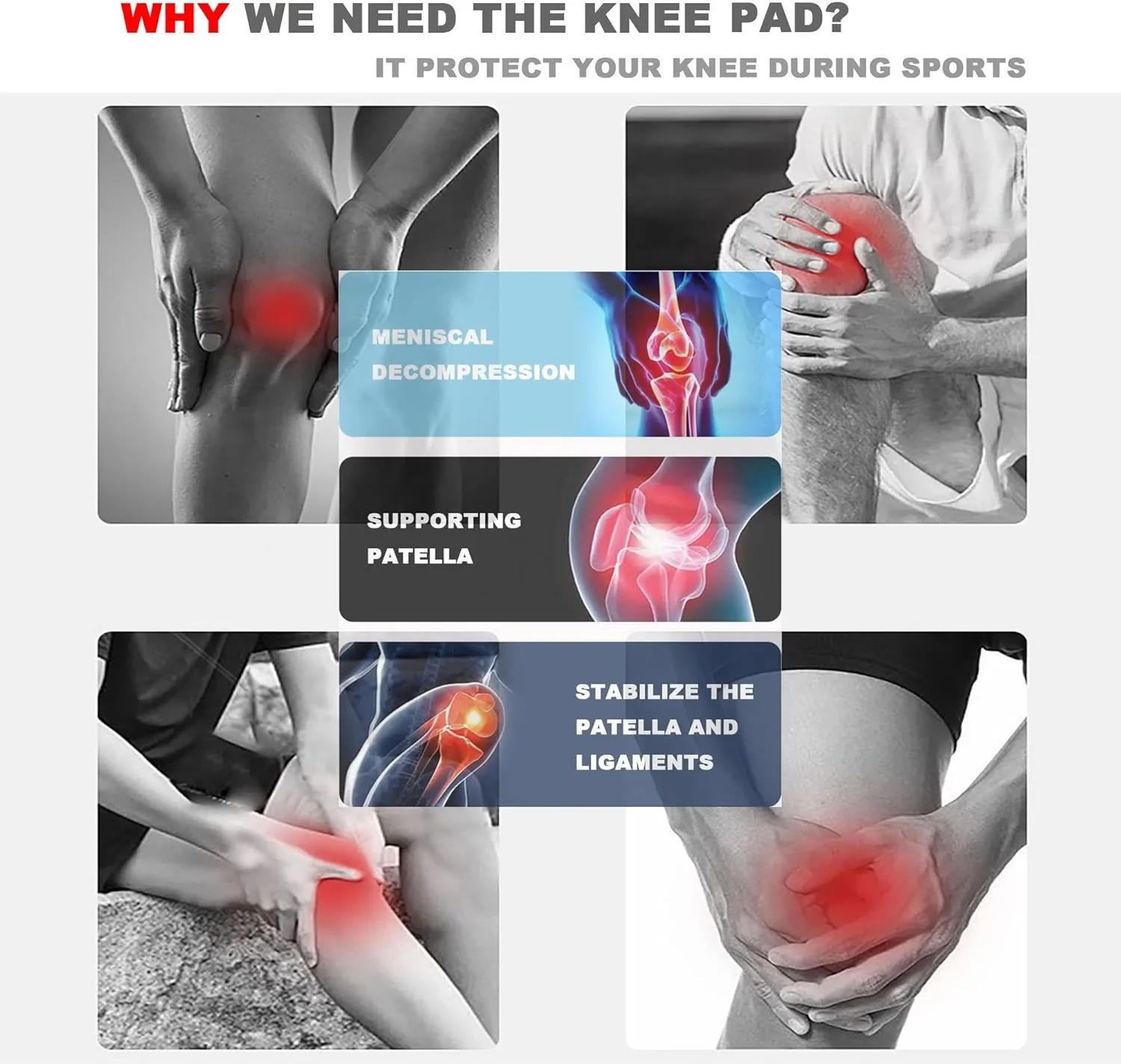 Full Leg Sleeves(1pc), ANTI-SLIP SILICONE Basketball Reduce Arthritis Varicose Veins Swelling 1005B