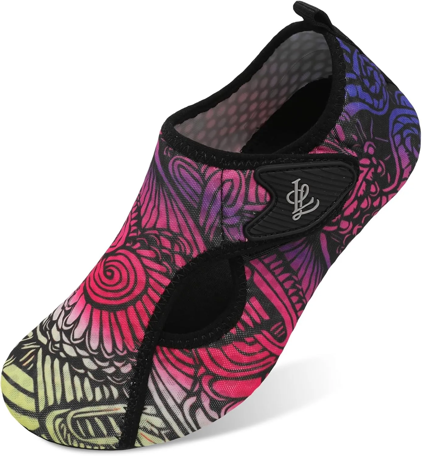 LeIsfIt Water Shoes for Women Men Wide Swim Beach Barefoot Shoes Quick Dry Aqua Socks for Pool Diving Boating River Yoga Lake Surf