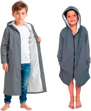 MACAR Waterproof Swim Parka with Towel Lining  Ideal for Poolside & Outdoor Activities