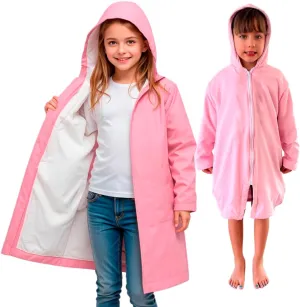 MACAR Waterproof Swim Parka with Towel Lining  Ideal for Poolside & Outdoor Activities