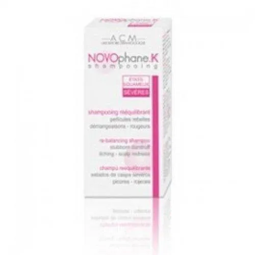 NOVOphane K HEALING dandruff shampoo 125ml.