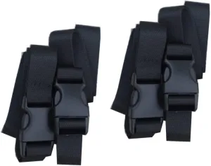PackYo! Utility Straps/Cinch lash Strap with Quick Release Buckle by Mt Sun Gear. Great for Backpacking, air mattresses, Sleeping Bags (Pair)