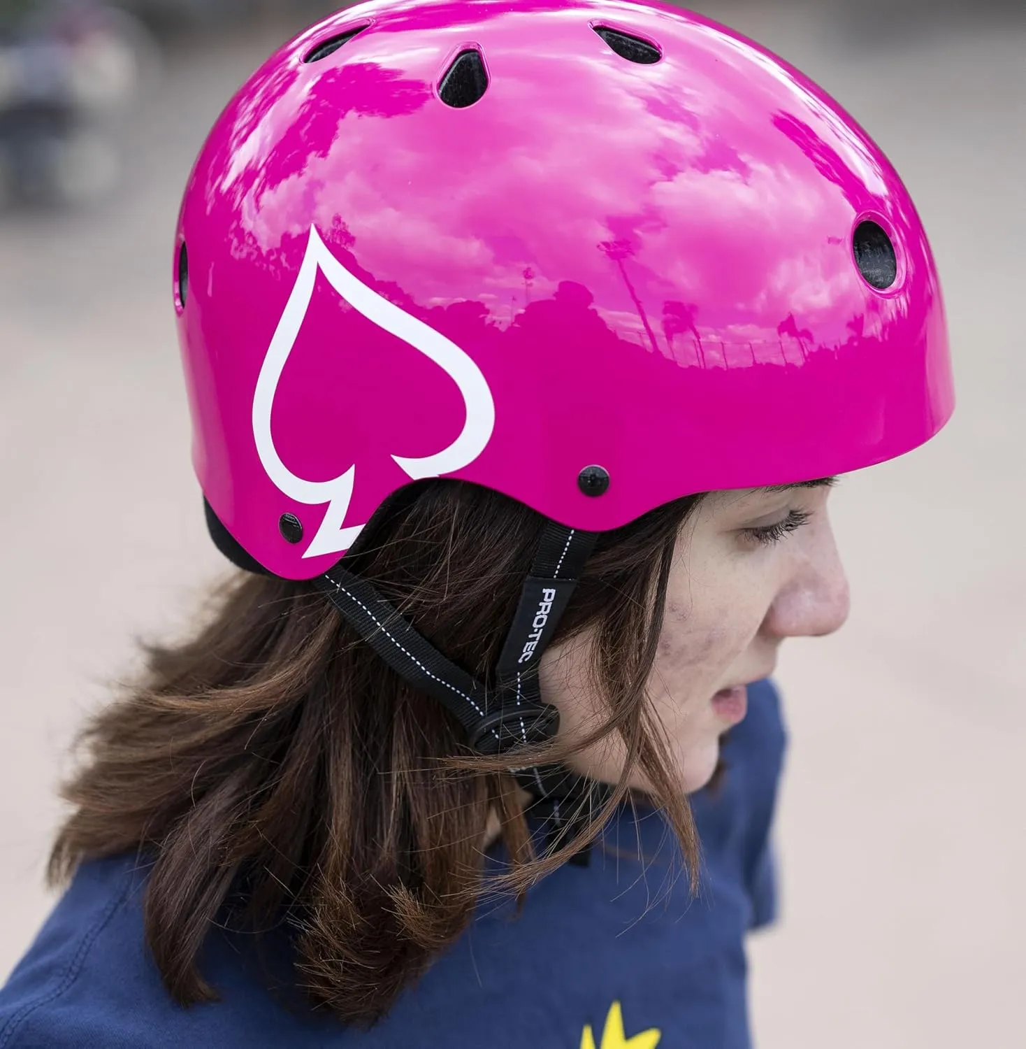 Pro-Tec Low PRO Triple Certified Helmet - Ideal for Skateboarding, Bicycling, BMX and Roller Skating