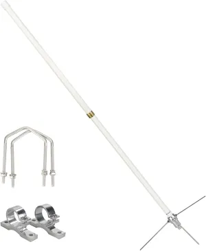 Retevis GMRS Base Antenna,7.2dBi High Gain 462-467MHz,Fiberglass UHF GMRS Repeater Antenna,Compatible with Retevis RT97 BTECH Midland Motorola KG-935G Wouxun GMRS Radios Repeater Base Station(1 Pack)
