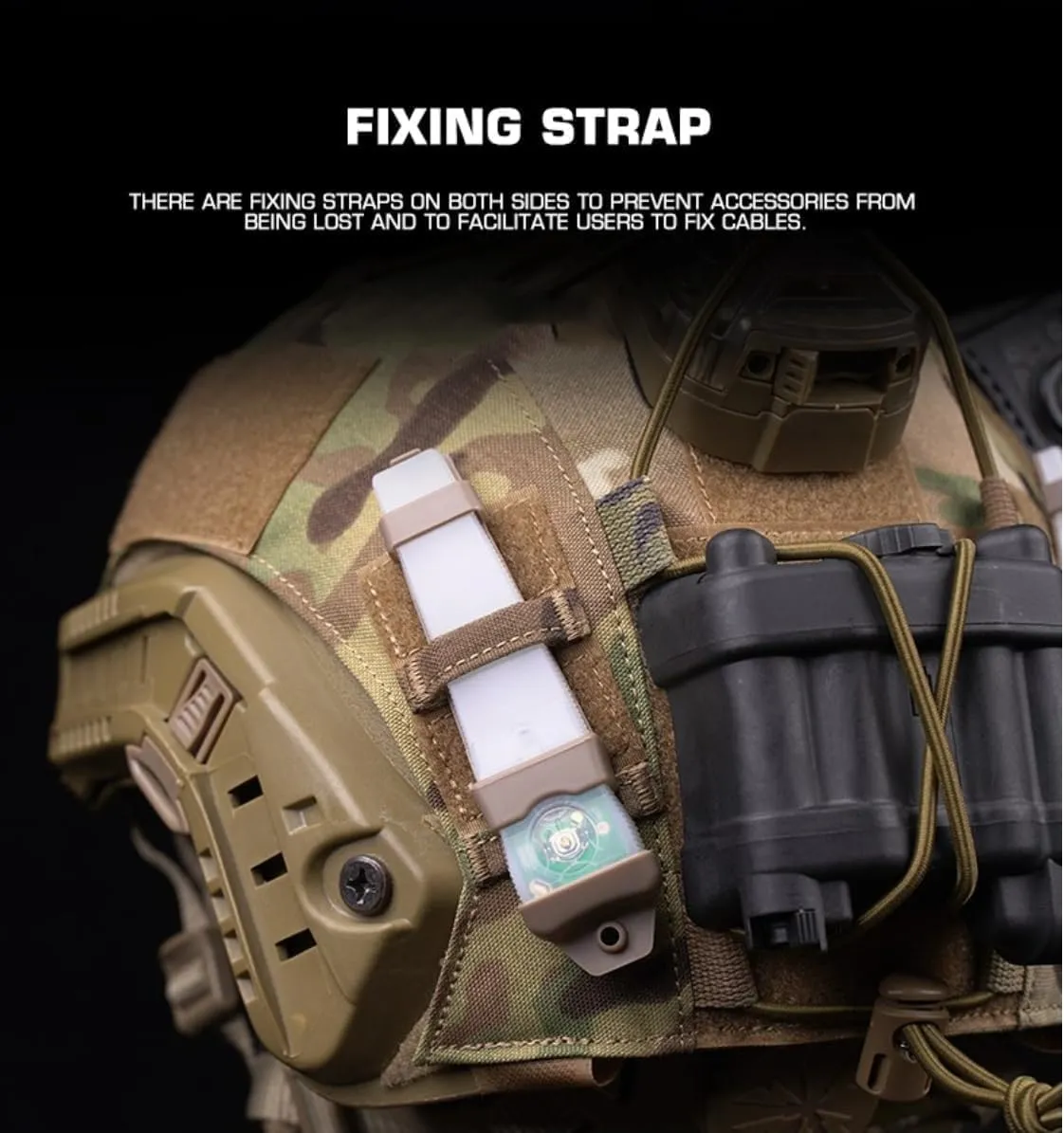 Tactical Helmet Cover with Elastic Cord for Fast P.J B.J M.H Helmets Militar Airsoft CS War Battle Cloth M L Size