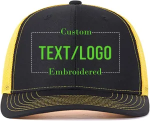 Vupouma Custom Trucker Hat Add Your Own Text or Logo | Personalized Trucker Cap | Embroidered Hat for Men Women Baseball Hat
