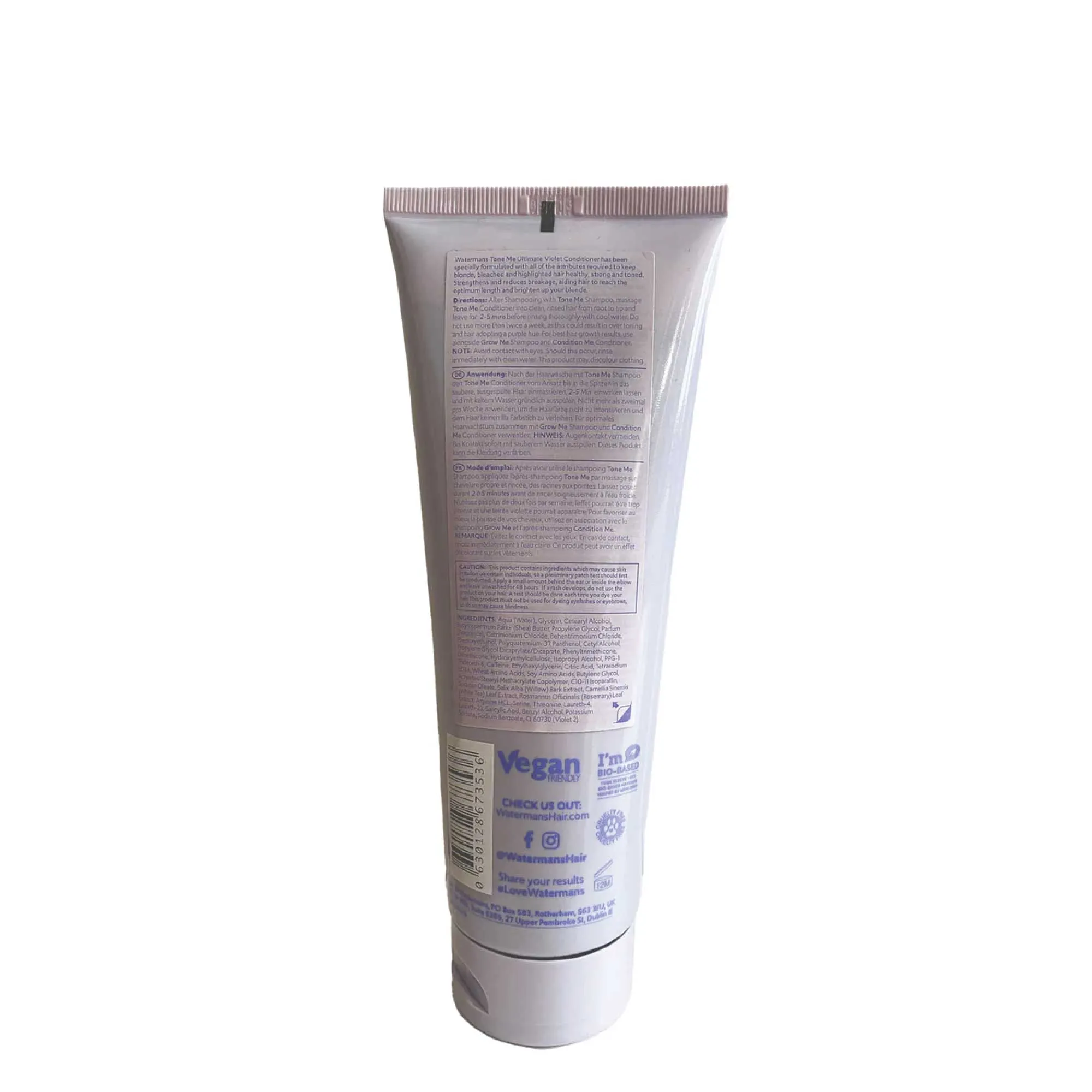 Watermans Tone Me Blonde Purple Shampoo and Conditioner 250ml Violet Set   Bag