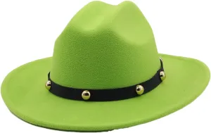 Women Men Winter Woolen Fedoras Hat Top Jazz Hat Round Caps Bowler Hats