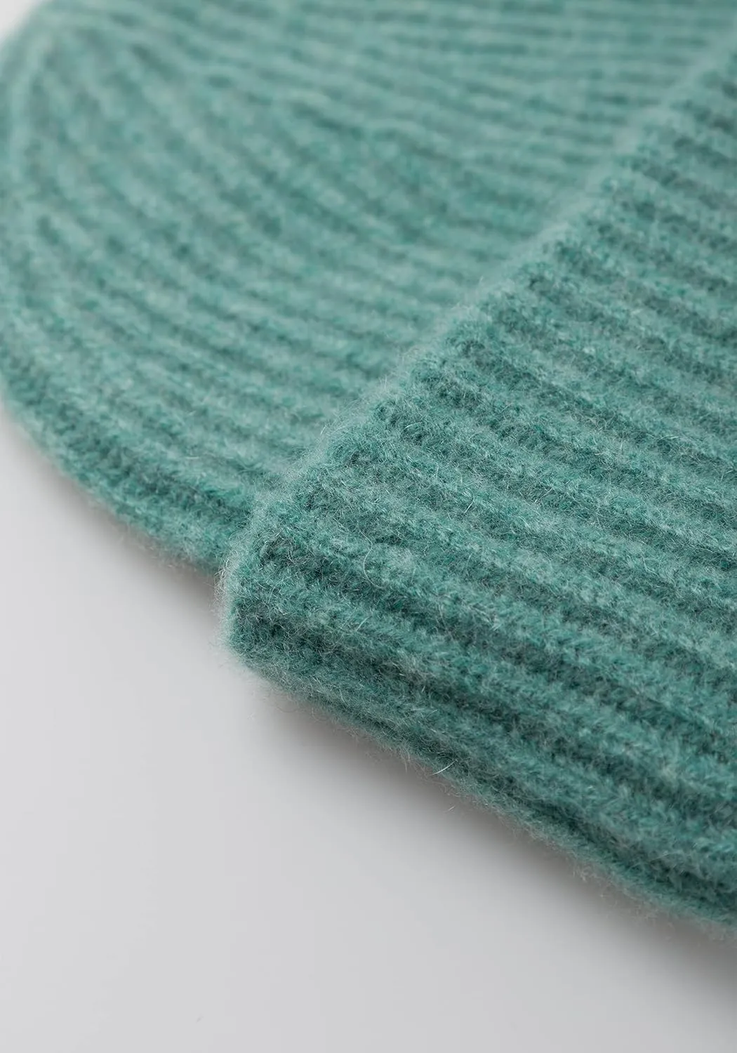 Womens Chunky Knit Beanie, 100% Cashmere, Soft & Stretchy, Warm Hat for Autumn, Winter, Spring
